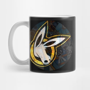 MOULE Head Logo Black And Gold Mug